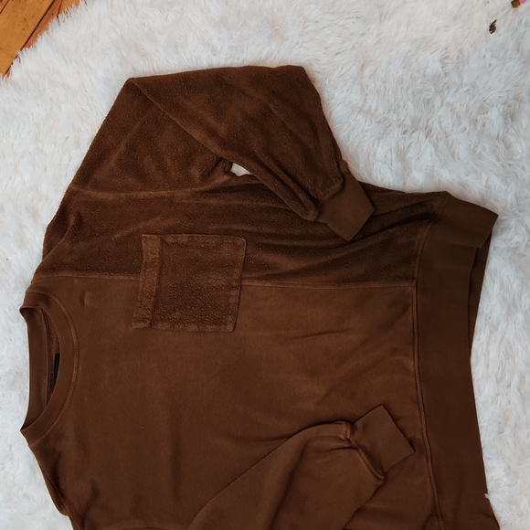 Oak+ Fort mixed material pull over sweatshirt - Picture 3 of 8